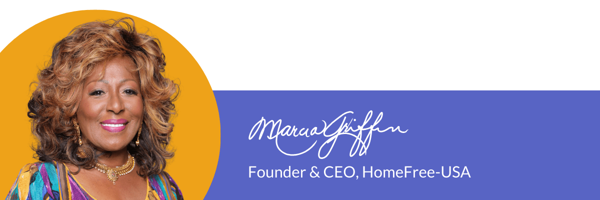 Headshot of Marcia Griffen, Founder and CEO of Home Free USA